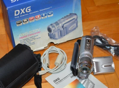 DXG Digital Video Camera DXG-572V/ 5.0 Mega pixel/ 4x Digital Zoom In Box - Image 1 of 4