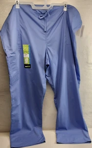 Scrubstar Womens Premium Drawstring Jogger Yoga Scrub pants Size 3XL Blue NEW - Picture 1 of 9