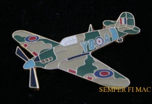AUTHENTIC SUPERMARINE SPITFIRE RAF HAT LAPEL PIN FIGHTER WW 2 PILOT CREW GIFT* - Picture 1 of 24
