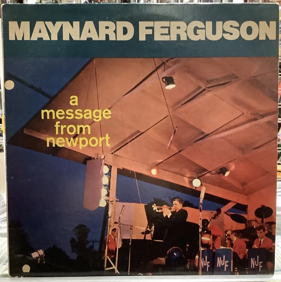 Maynard Ferguson 1958 A Message From Newport 1983 Reissue LP SR 59024 Roulette - Image 1 of 1