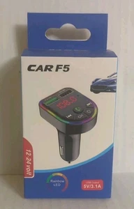 FM Transmitter Wireless USB Charger Bluetooth Car Kit MP3 Player Radio Adapter - Picture 1 of 4