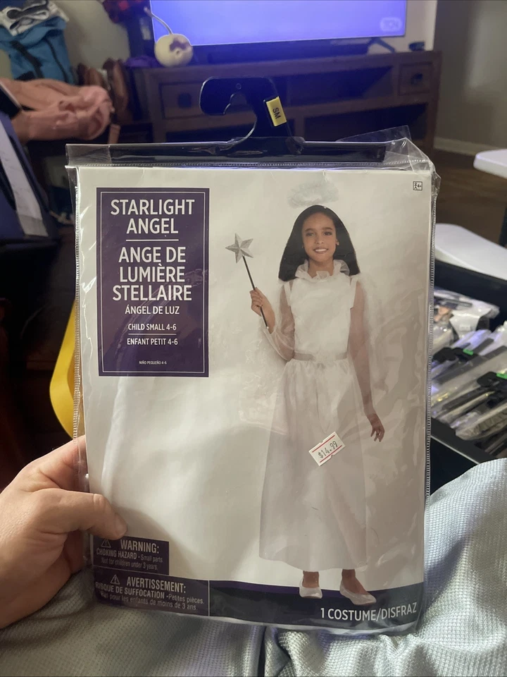 Disfraz de ángel Starlight niño pequeño 4-6 niñas o Halloween Foto 1 de 1