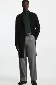 COS Wide Leg Cord Chino Grau Herren Reine Baumwolle UK 34 L EU 50 Brandneu - Bild 1 von 17