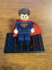 LEGO Superman Minifigure sh0219 76044 DC Super Heroes Rare Retired