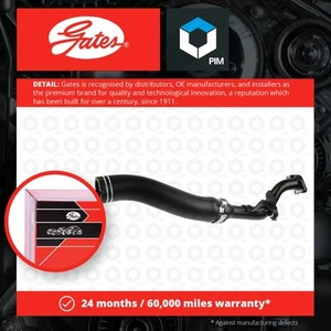 Turbo Hose fits FIAT FIORINO 225 1.3D 2007 on Charger Gates 51856675 51915410 - Picture 1 of 2