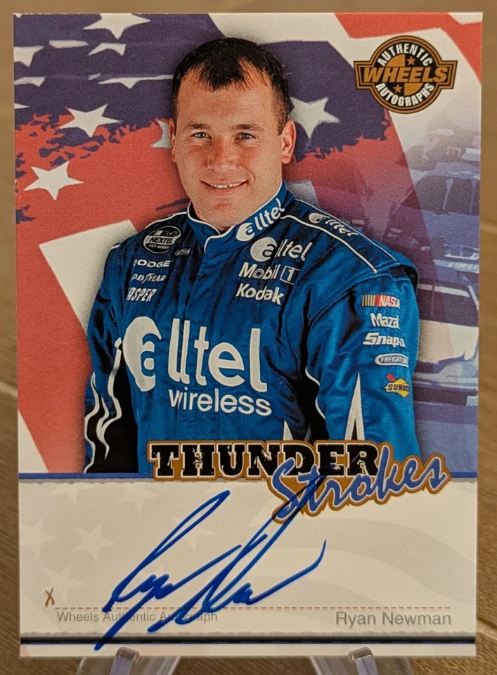 2007 Press Pass Wheels Thunder Strokes On Card Auto Ryan Newman - Image 1 of 1