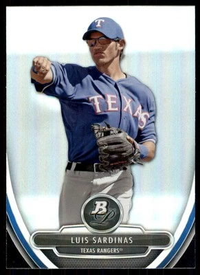2014 Bowman Sterling Luis Sardinas Texas Rangers #6 - Image 1 of 2