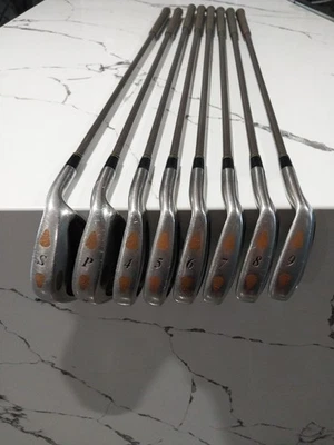 Rave II Square Two Iron Set Golf Clubs 4-9 S&P Wedge Set RH - Image 1 of 4