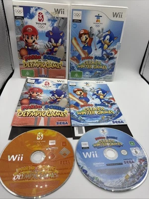 Mario & Sonic At The Olympic Games + Winter Games Nintendo Wii Bundle X2 - Image 1 of 4
