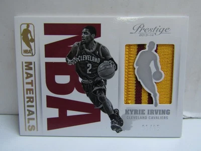 2013-14 Prestige #6 Kyrie Irving NBA Materials 3 Color Patch 1/25 Cavaliers - Image 1 of 2