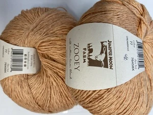 2- Juniper Moon Farm ZOOEY YARN - Cotton/Linen 568 yds Total: New Color: #77 - Picture 1 of 7