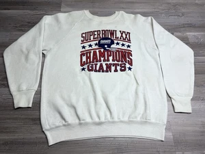 Vintage 1986 New York Giants NFL Super Bowl XXI Champions Sweatshirt Sz XL 80s - Picture 1 of 11