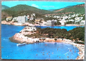 Spanien alte Ansichtskarte AK Postkarte gelaufen Paguera Mallorca Briefmarke - Bild 1 von 2