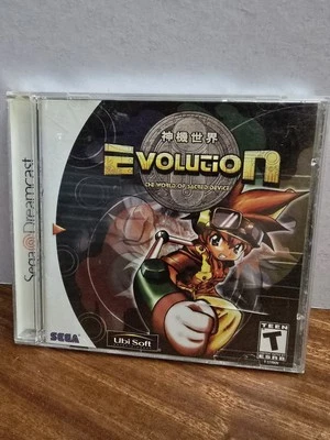 Evolution The World Of Sacred Device Sega Dreamcast game with manual - Image 1 of 4