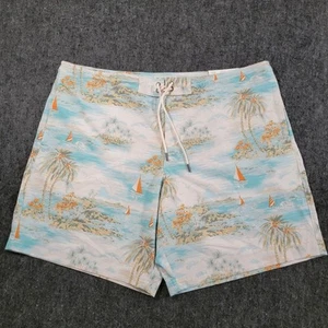 American Eagle Outfitters Boardshort Men XXL Hawaiian Floral Swim Trunks Y2K 795 - Picture 1 of 13