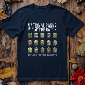15 National Parks T-Shirt Destination Premium Midweight Tee - Picture 1 of 8