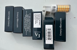 6pk Emery Allen EA-G9-5.0W-001-3090-D Dimmable LED Light Bulb 120VAC 60Hz 3000K - Picture 1 of 3