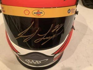 JOEY LOGANO HANDSIGNIERT 2023 SHELL PENNZOIL FULL SIZE HELM & KARTE - Bild 1 von 16