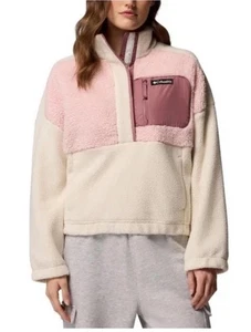 Pullover Columbia Lodge Sherpa en Tiza Rosa Polvoriento Nuevo con Etiquetas Mediano - Imagen 1 de 3