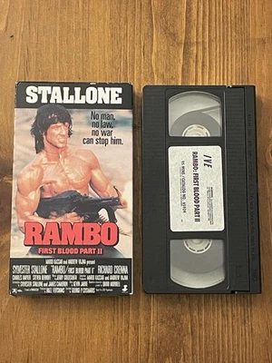 RAMBO: FIRST BLOOD PART II original Carolco/IVE VHS release excellent condition - Image 1 of 4