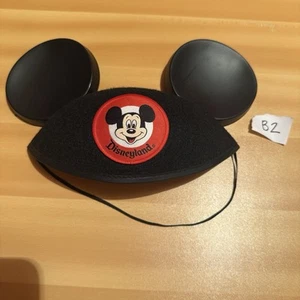 Sombrero de fieltro de Mickey Mouse juvenil parque Disneyland y orejas de plástico accesorios para niños - Imagen 1 de 6