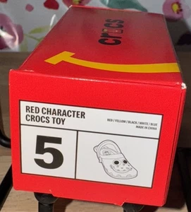 2024 - McDonald's Happy Meal - Mini Llavero Crocs - Juguete #5 - Personaje Rojo - Imagen 1 de 8