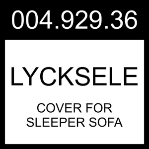 Funda IKEA LYCKSELE para sofá cama Ransta Natural 004.929.36 - Imagen 1 de 1
