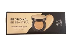 Jung Saem Mool Essential Skin Nuder Cushion Set 14g +(2) Refill Medium 21 - Picture 1 of 3