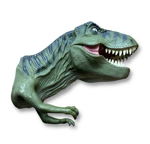 Jurassic Park Die verlorene Welt 11 Zoll T-Rex Dinosaurier Gummi Handpuppe Vintage - Bild 1 von 12