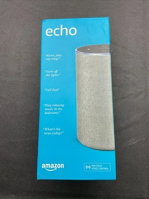 Amazon Echo (2nd Generation) Smart Speaker with Alexa - New Never Opened - Image 1 of 4