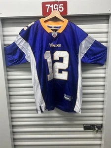 Minnesota Vikings Percy Harvin #12 Onfield Reebok Jersey Size 50 New With Tags - Picture 1 of 4