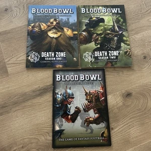 Blood bowl fantasy football season 1 & 2 official rules,  LOT of 3 Books - Bild 1 von 7