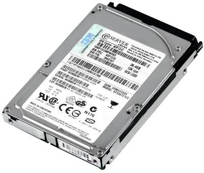 Disco Rigido IBM 90P1315 26K5157 ST936701LC 36.4GB 10K 8MB SCSI U320 2.5'' - Immagine 1 di 3