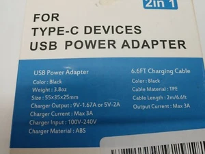 Baoota USB wall charger Type C - Picture 1 of 6