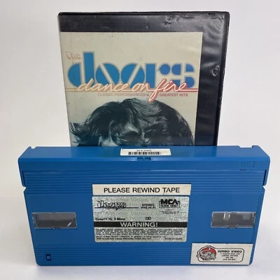 The Doors, Dance On Fire (VHS, 1985) Greatest Hits, London Ontario Jumbo Video Foto 1 de 4