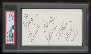 Dennis Franz Signed Index Card 3x5 Auto Slabbed PSA DNA "NYPD Blue" - Bild 1 von 1