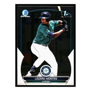 2023 Bowman Chrome Prospects #BCP-58 Lazaro Montes Mariners Baseballkarte - Bild 1 von 2