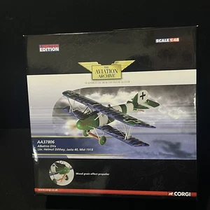 Corgi AA37806 Albatros DVa Ltn Helmut Dilthey Jasta 40 Limited Edition Airplane - Picture 1 of 8