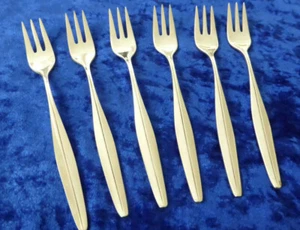 WMF Florenz Besteck 6 Kuchengabeln ca. 15,8 cm 90er versilbert Art. 185/02.22 - Bild 1 von 2