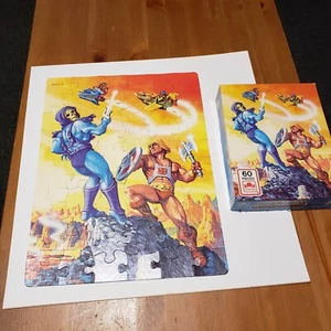Rompecabezas de 63 piezas doradas He-Man 4645 de colección Masters of the Universe 1983 COMPLETO - Imagen 1 de 7