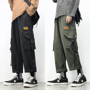 ON SALE!! Urban Casual Joggers Cargo Pants Sweatpants Trousers Streetwear - Picture 1 of 4