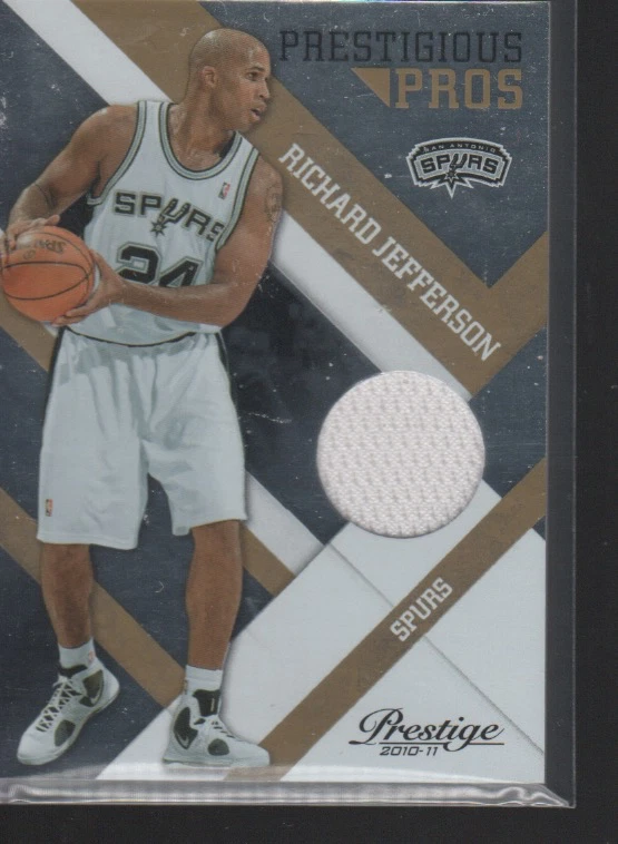 RICHARD JEFFERSON 2010-11 PANINI PRESTIGE PRESTIGIOUS PROS JERSEY CARD #42  / 99 - Image 1 of 1