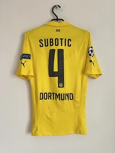 Borussia Dortmund 2014/15 SUBOTIC MATCH WORN/PREPARED Champions League Jersey L - Picture 1 of 20