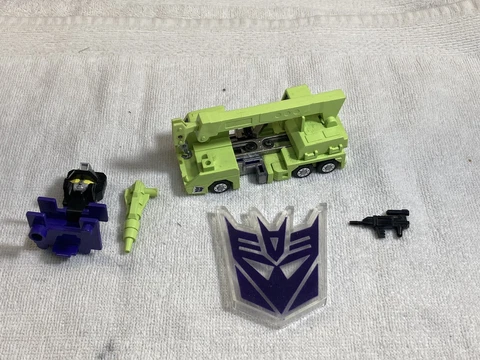 Transformers G1 Hook 100% Complete Constructicons Devastator Cover