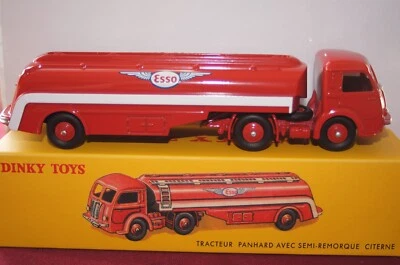 DINKY-TOYS PANHARD SEMI REMORQUE CITERNE ESSO réf 32 C Neuf +Boite + BLISTER - Photo 1/4