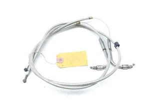 02 Harley Davidson FLSTFI Fatboy Throttle Cable Lines - Picture 1 of 6