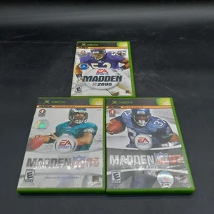 3 Madden Xbox Games Bundle/Lot 2005, 2006, 2007 - Picture 1 of 18
