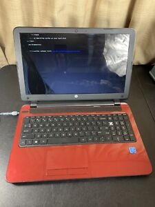 HP 15-1272WM Laptop Pentium RED 4GB NO HDD For Parts or Repair