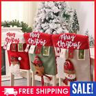 Christmas Seat Covers Cute Chair Slipcovers Soft Durable Festival Favor Supplies