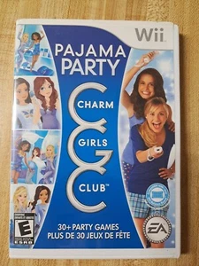 Charm Girls Club Pajama Party Nintendo Wii With Original Poster Great Condition  - Picture 1 of 9